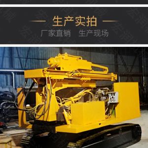 助力青海電網(wǎng)工程光伏打樁機，履帶打樁機