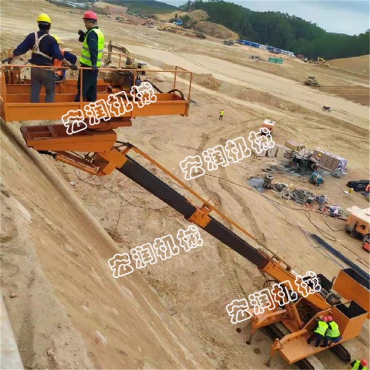 建筑工程專用護坡錨固鉆機，高邊坡鉆機